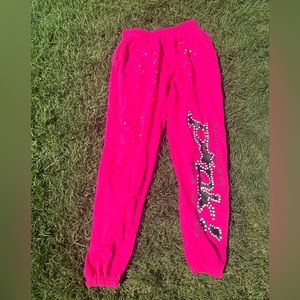 Sp5der Pink Sweats